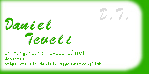 daniel teveli business card